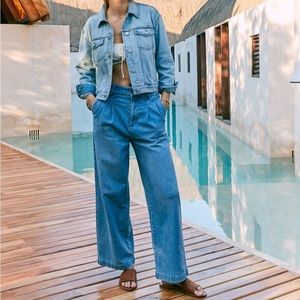 Madewell wide leg balloon jeans